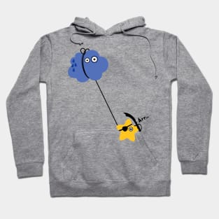 Falling Pirate Star Hoodie